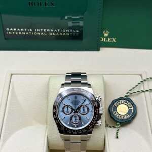 116506 Rolex Daytona Platinum Ice Blue Dial