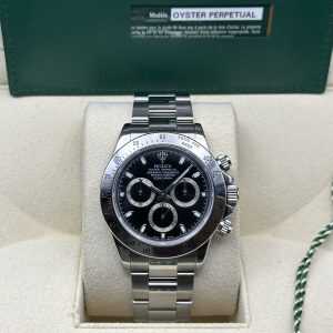 116520 Rolex Daytona Stainless Steel Black Dial