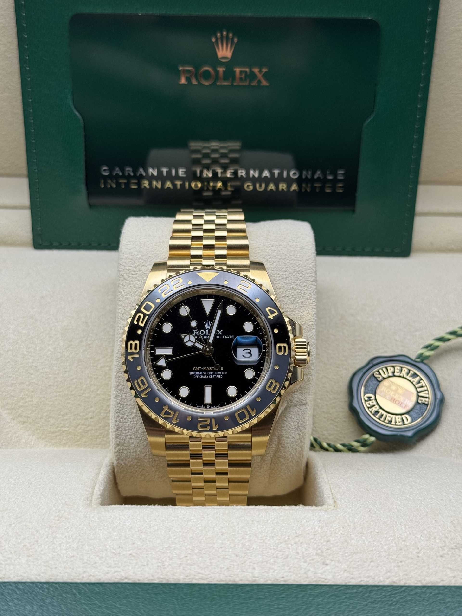 rolex gmt master ii superlative chronometer officially certified